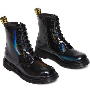 Dr. Martens 1460 Black Rainbow Patent Lace Up Boot